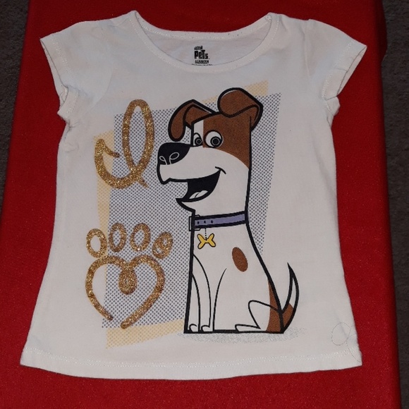 Kids Secret Life of Pets Cream Shirt - Picture 1 of 3